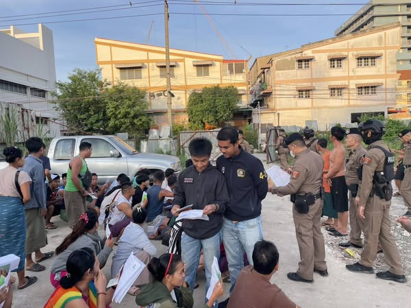 งานป้องกันปราบปราม กวดขันจับกุมแรงงานต่างด้าวผิดกฏหมาย